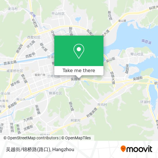 吴越街/锦桥路(路口) map
