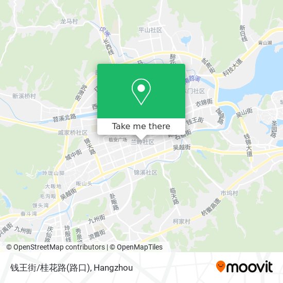钱王街/桂花路(路口) map