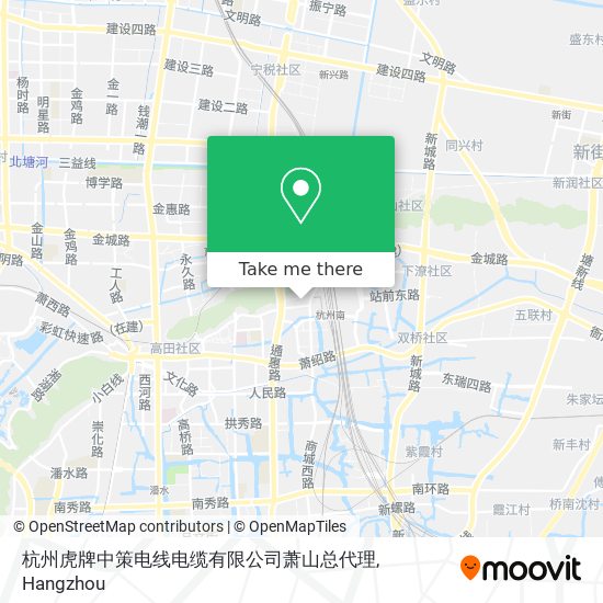 杭州虎牌中策电线电缆有限公司萧山总代理 map