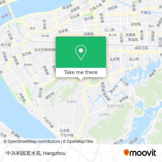中兴和园茗水苑 map