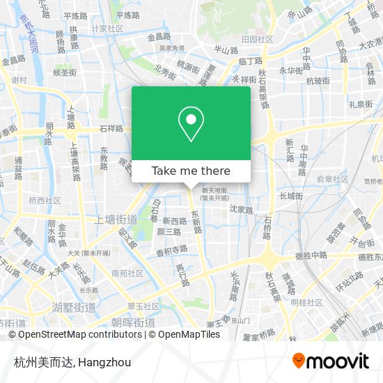 杭州美而达 map