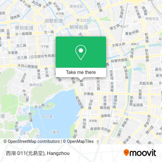 西湖·D11(元易堂) map
