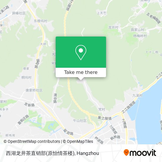 西湖龙井茶直销部(原怡情茶楼) map