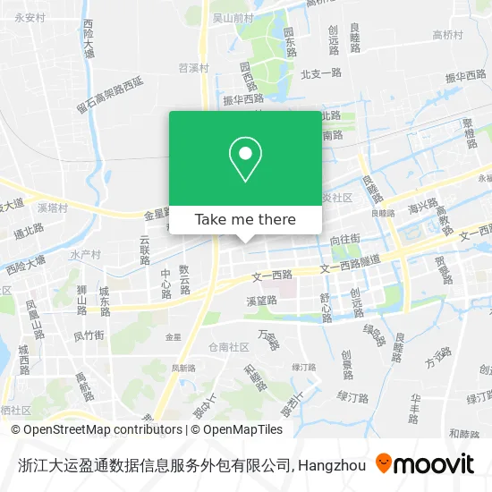 浙江大运盈通数据信息服务外包有限公司 map
