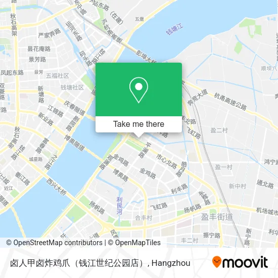 卤人甲卤炸鸡爪（钱江世纪公园店） map