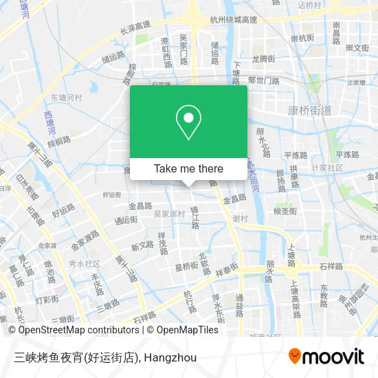 三峡烤鱼夜宵(好运街店) map