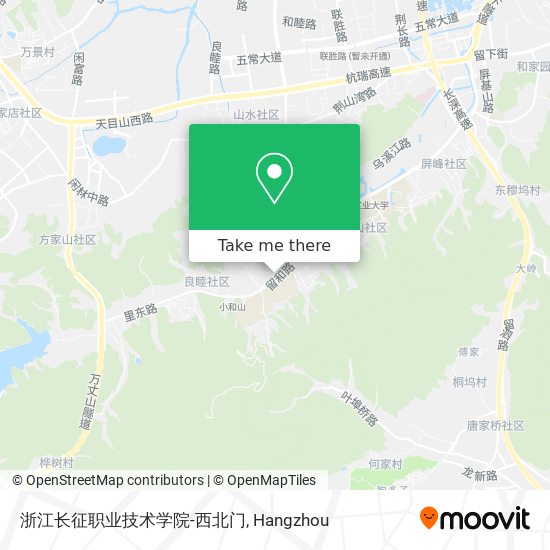 浙江长征职业技术学院-西北门 map