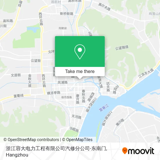 浙江容大电力工程有限公司汽修分公司-东南门 map
