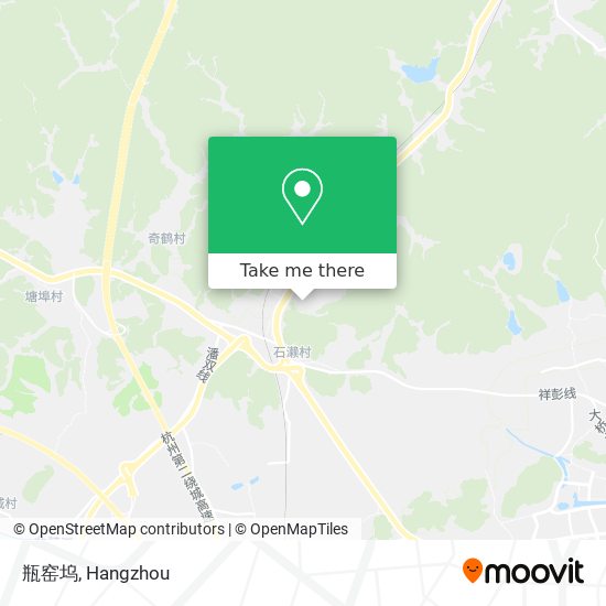 瓶窑坞 map