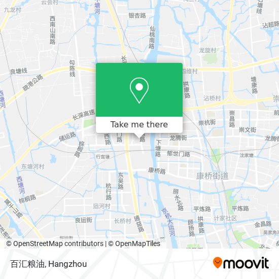 百汇粮油 map
