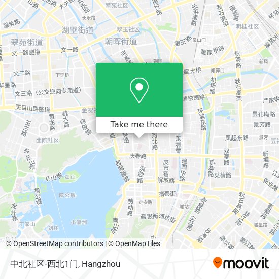 中北社区-西北1门 map