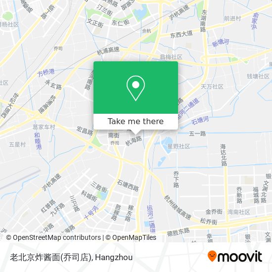 老北京炸酱面(乔司店) map