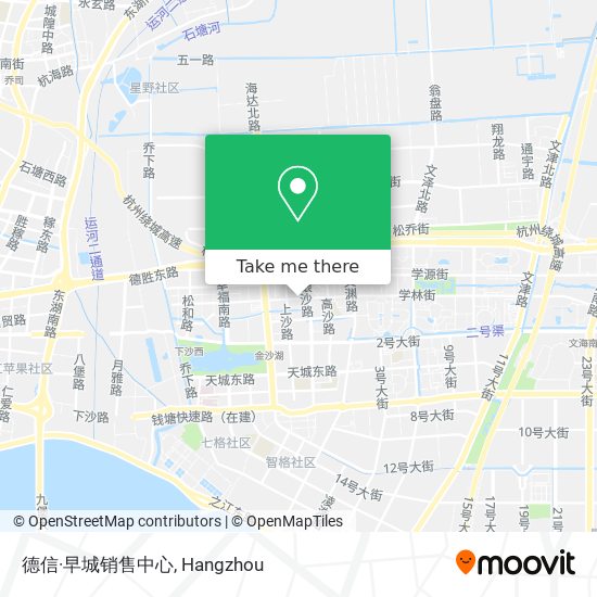 德信·早城销售中心 map