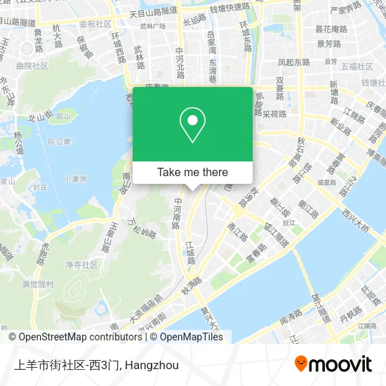 上羊市街社区-西3门 map