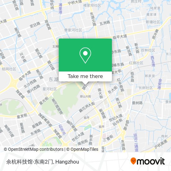 余杭科技馆-东南2门 map