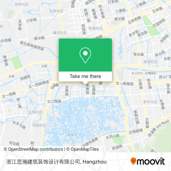 浙江思瀚建筑装饰设计有限公司 map