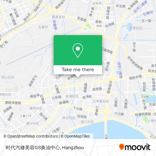 时代汽修美容GS换油中心 map
