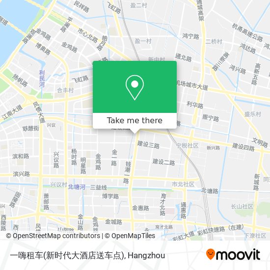 一嗨租车(新时代大酒店送车点) map