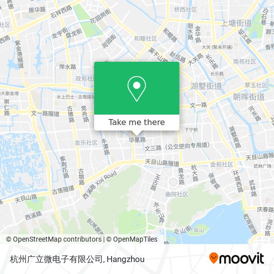 杭州广立微电子有限公司 map