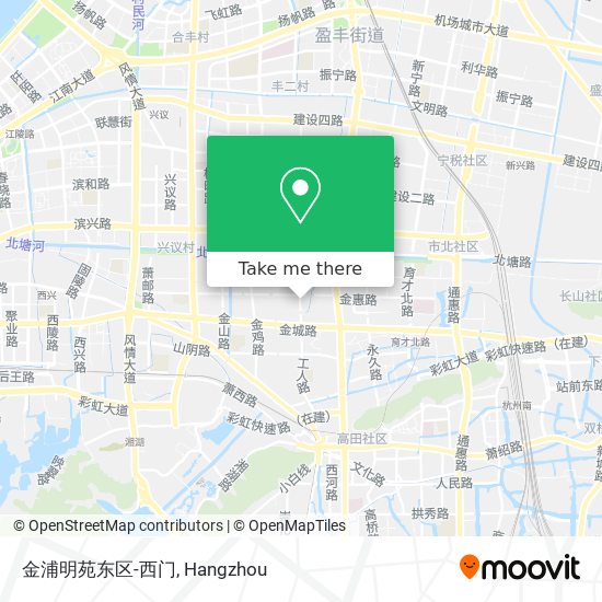 金浦明苑东区-西门 map