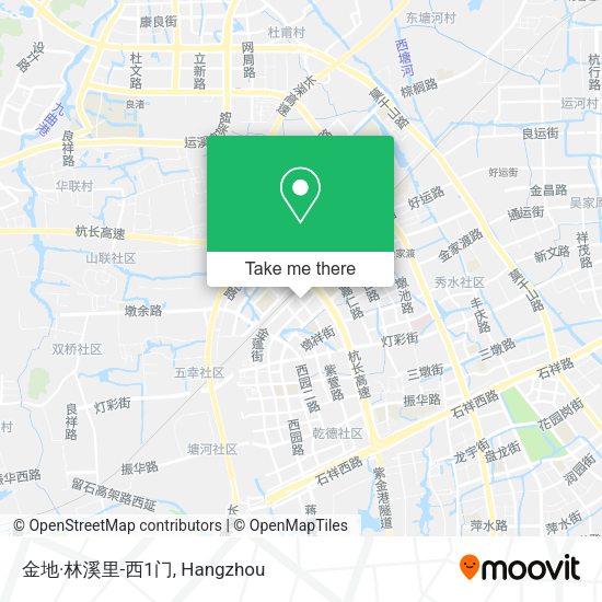 金地·林溪里-西1门 map