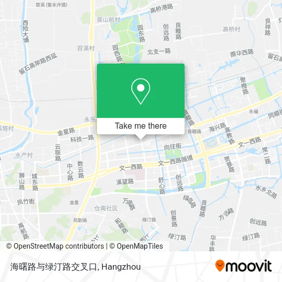 海曙路与绿汀路交叉口 map