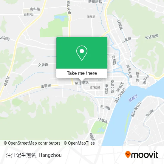 注汪记生煎粥 map