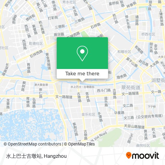 水上巴士古墩站 map