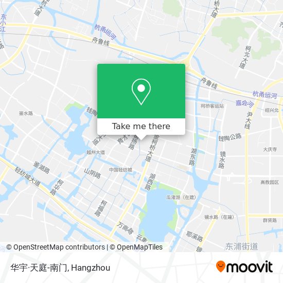 华宇·天庭-南门 map