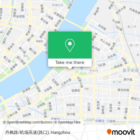 丹枫路/机场高速(路口) map