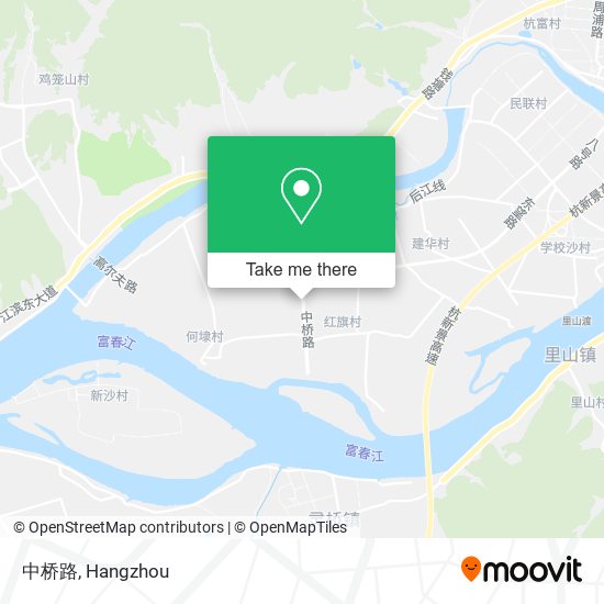 中桥路 map