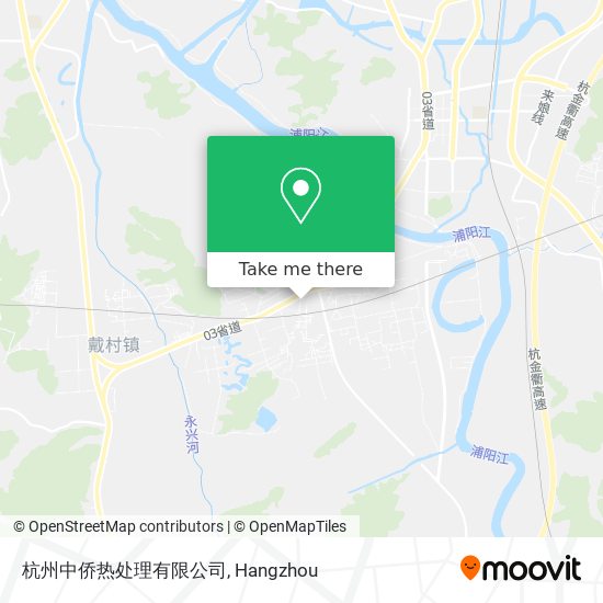 杭州中侨热处理有限公司 map