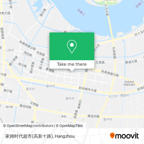 家姆时代超市(高新十路) map