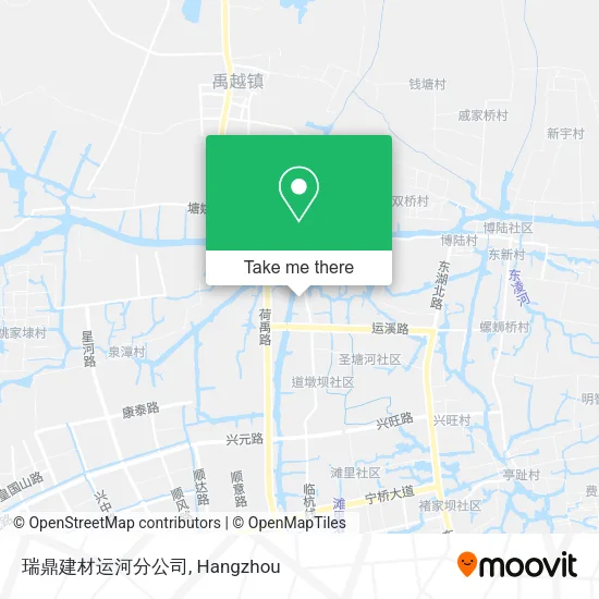 瑞鼎建材运河分公司 map
