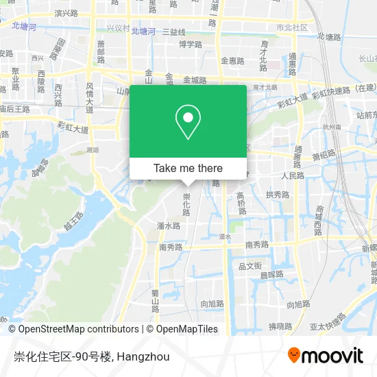 崇化住宅区-90号楼 map