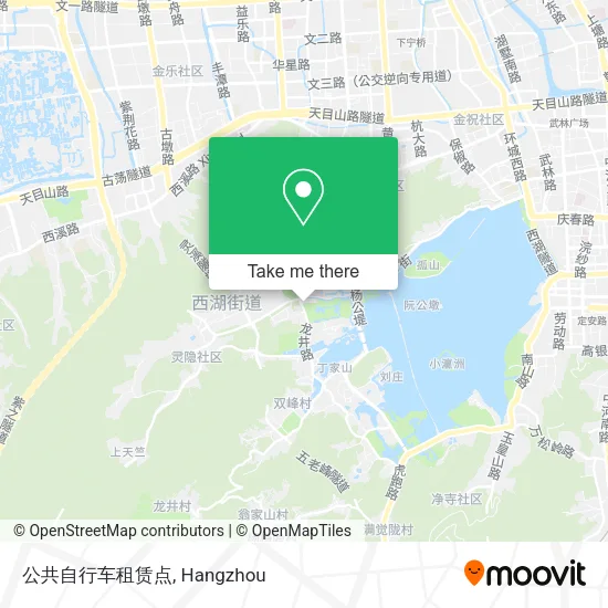 公共自行车租赁点 map