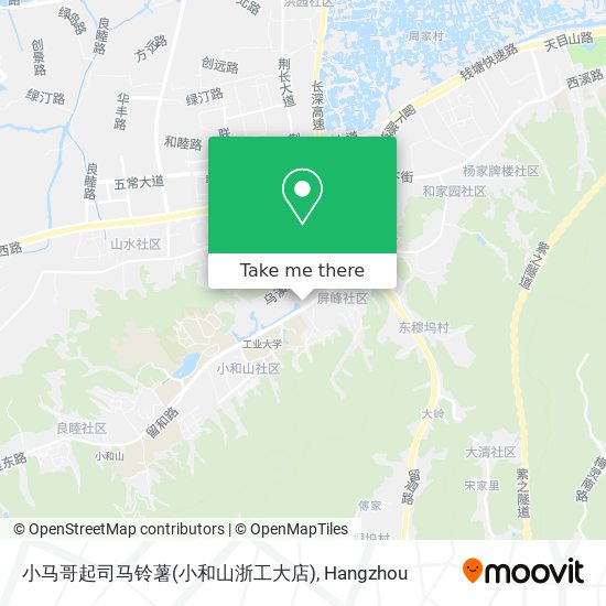 小马哥起司马铃薯(小和山浙工大店) map