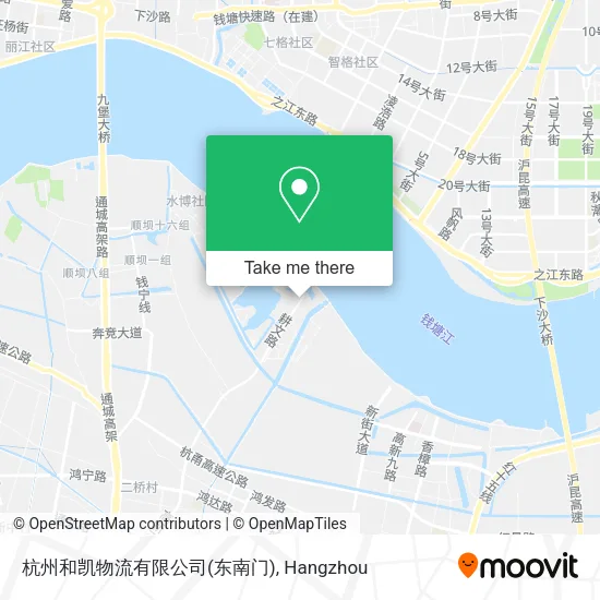 杭州和凯物流有限公司(东南门) map