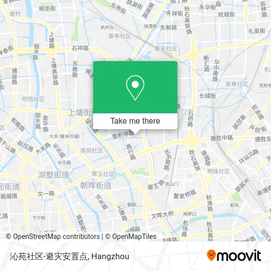 沁苑社区-避灾安置点 map