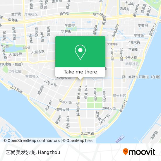 艺尚美发沙龙 map