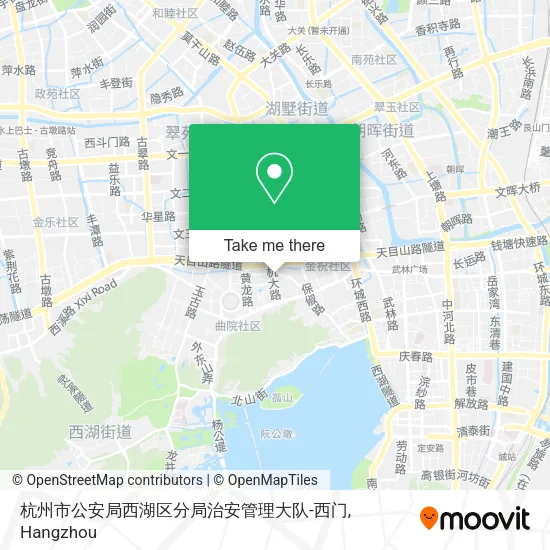 杭州市公安局西湖区分局治安管理大队-西门 map