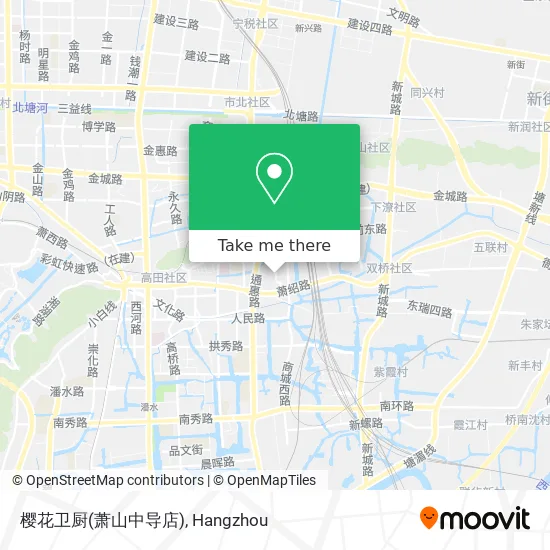 樱花卫厨(萧山中导店) map
