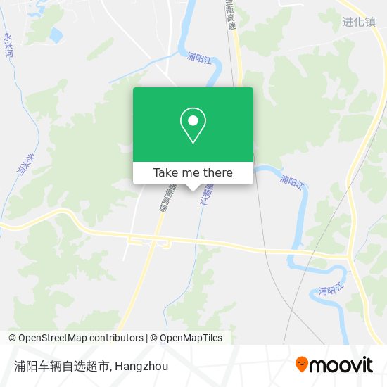 浦阳车辆自选超市 map