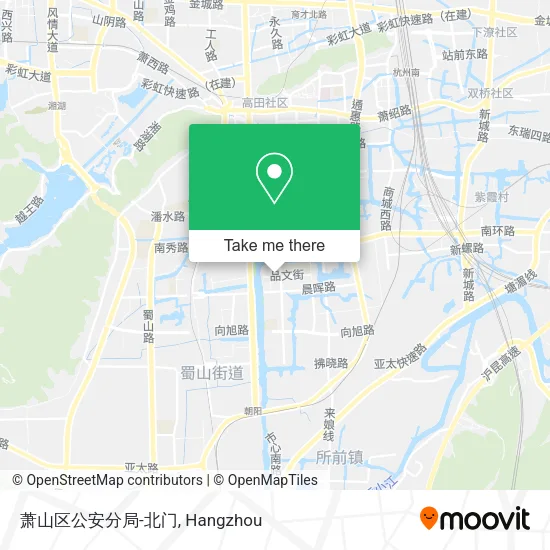 萧山区公安分局-北门 map