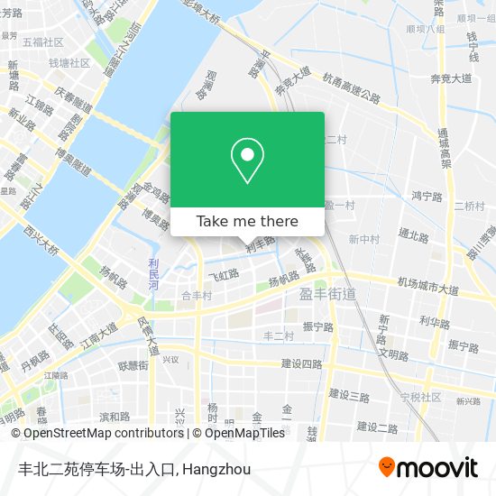 丰北二苑停车场-出入口 map