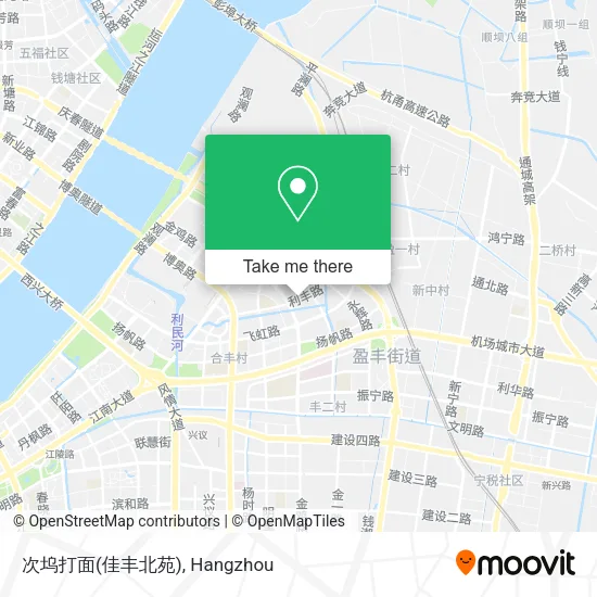 次坞打面(佳丰北苑) map