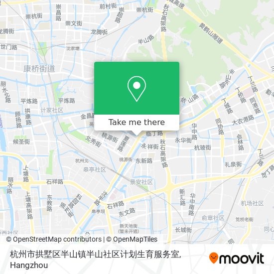 杭州市拱墅区半山镇半山社区计划生育服务室 map
