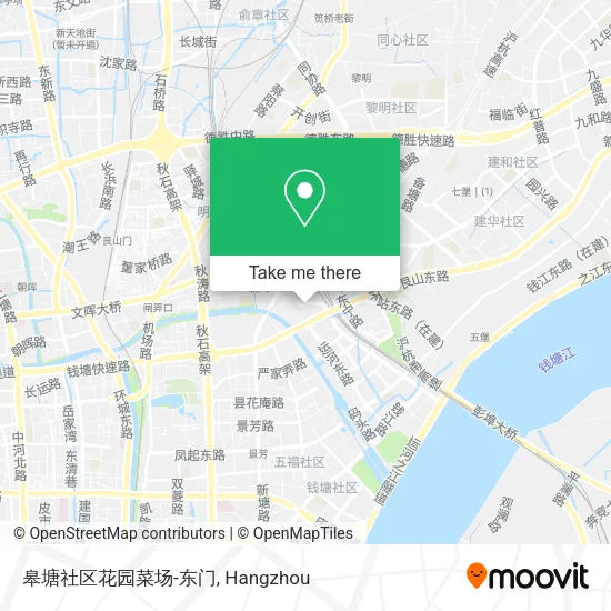 皋塘社区花园菜场-东门 map