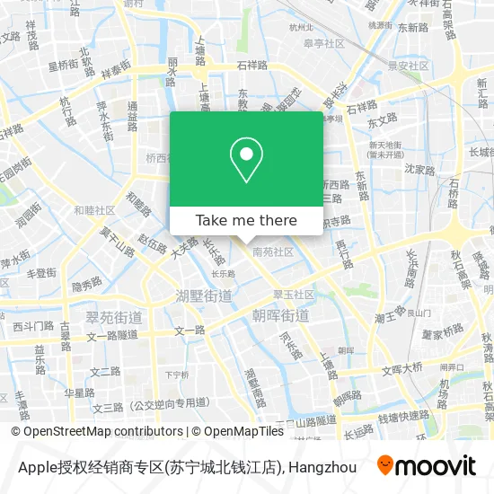 Apple授权经销商专区(苏宁城北钱江店) map