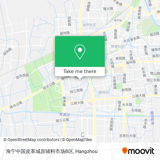 海宁中国皮革城原辅料市场B区 map